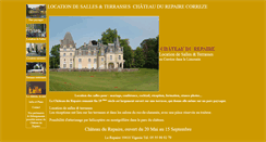 Desktop Screenshot of location-salles-correze-limousin.chateaudurepaire.com